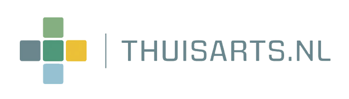 Het logo van de organisatie thuisarts.nl.
